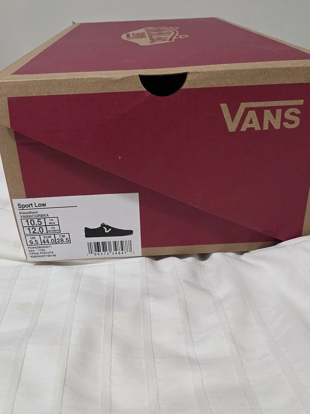Vans Black Suede Low-Top Sneakers with White Side Stripe